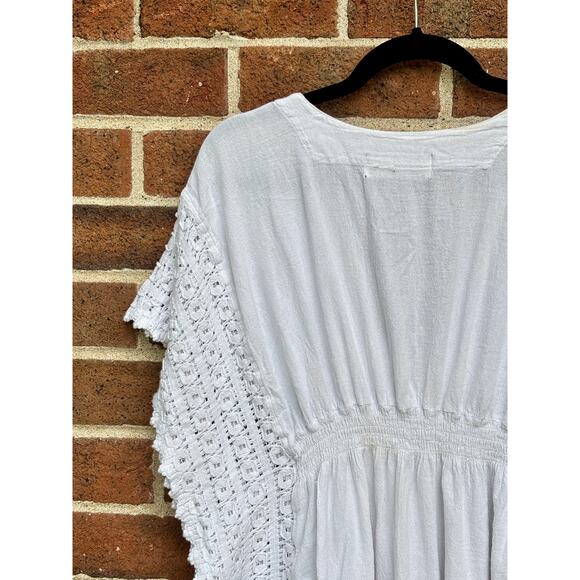 Seaspice Resort Wear Beach Swim Cover-Up Top Smock Waist White Size Small - Picture 4 of 12